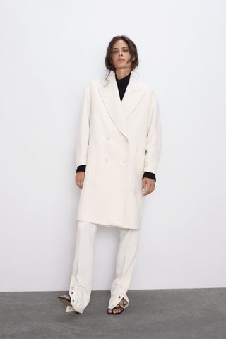 Zara + Oversized Coat With Pockets