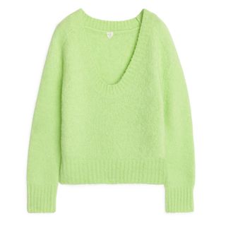 Arket + Scoop-Neck Knitted Sweater