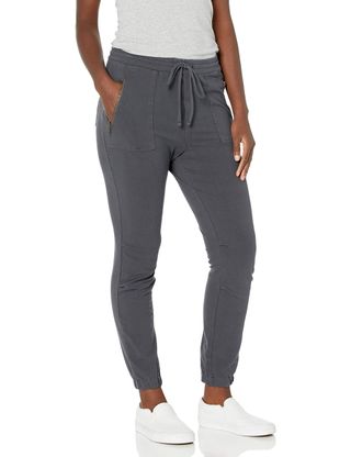 Daily Ritual + Stretch Cotton Knit Twill Zip Pocket Jogger Pant
