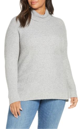 Caslon + Textured Turtleneck Sweater