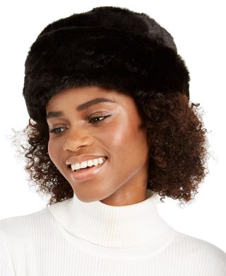 Nine West + Faux Fur Cuff Cloche