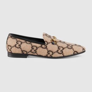 Gucci + Jordaan GG Wool Loafers