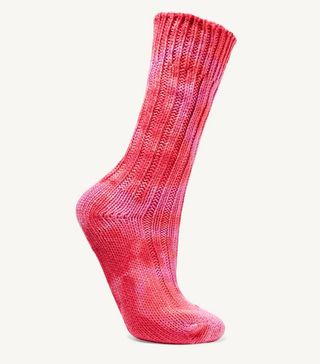 The Elder Statesman + Yosemite Tie-Dyed Ribbed Cashmere Socks