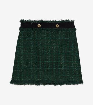 Zara + Tweed Mini Skirt