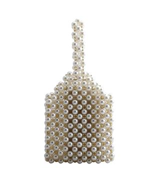 Letode + Handmade Weave Crystal Pearl Bag