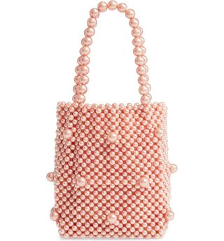 Rachel Parcell + Mini Beaded Top Handle Bag