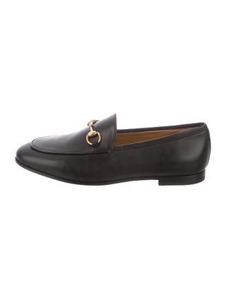 Gucci + Jordaan Round-Toe Loafers