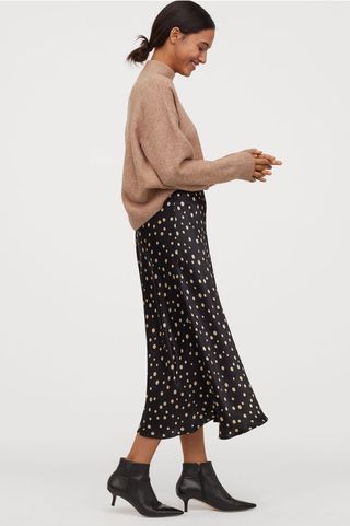 H&M + Patterned Skirt