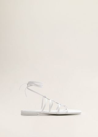 Mango + Leather Straps Sandals