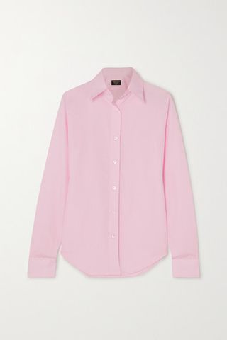 Emma Willis + + Net Sustain Superior Cotton-Poplin Shirt