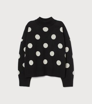 H&M + Knit Mock-Turtleneck Sweater