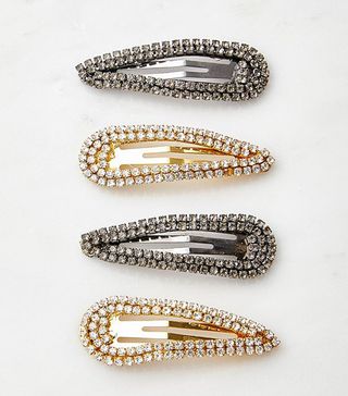 Urban Outfitters + Rhinestone Hair Clip Set