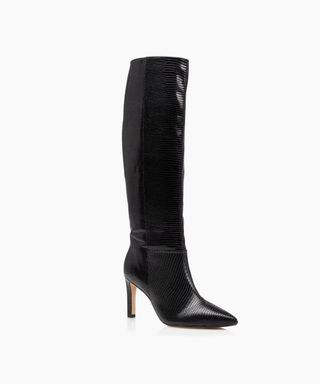 Dune London + Spice Pointed Stiletto Knee High Heeled Boots