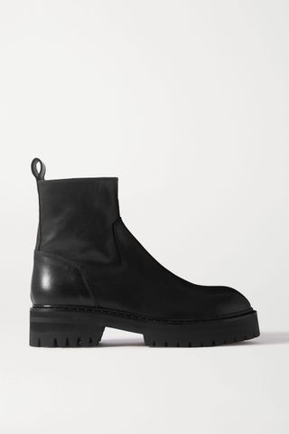 Ann Demeulemeester + Leather Ankle Boots