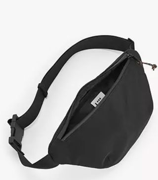 Kin + Nylon Water Resistant Bum Bag in Black