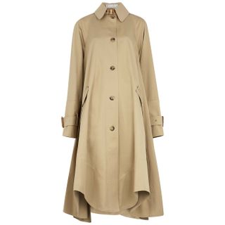 JW Anderson + Sand Draped Cotton-Twill Trench