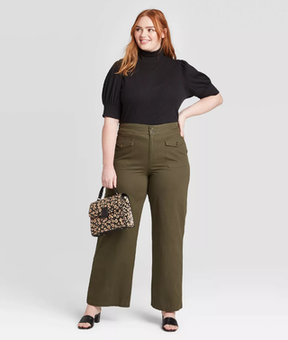 Who What Wear x Target + Mid-Rise Cargo Trouser