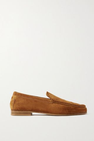 Khaite + Suede Loafers