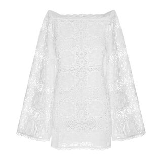 Alice McCall + Diamond Veins Corded Lace Mini Dress