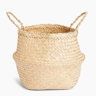 Marks and Spencer + Large Straw Storage Basket