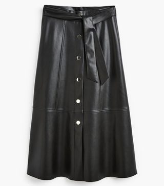 Next + PU Leather Look Skirt