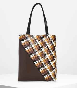 Charles & Keith + Weave Detail Tote Bag