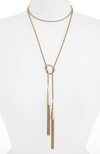 Kendra Scott + Phara Tassel Lariat Necklace