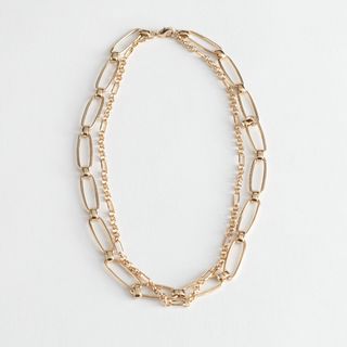 & Other Stories + Duo Chunky Chain Necklace