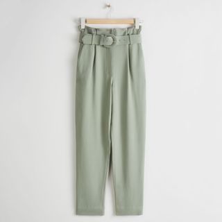 & Other Stories + Belted Paperbag Waist Trousers