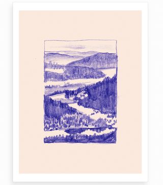 Isabelle Laydier Kristensen + La Vallee Des Lacs Art Print