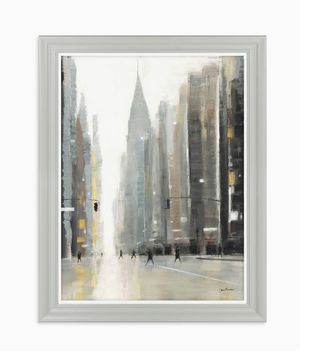 Jon Barker + Golden City New York Framed Print & Mount, 91 x 71cm, Grey/Multi