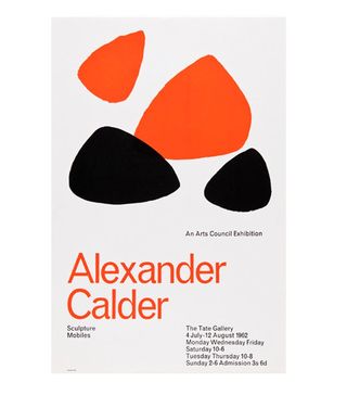 Tate + Alexander Calder Sculpture and Mobiles Vintage Poster