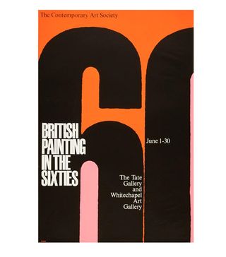 Tate + British Painting in the Sixties 1963 Vintage Poster