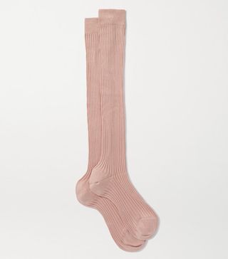 Maria La Rose + Ribbed Organic Cotton Socks