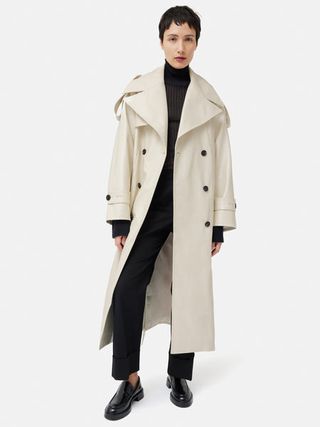 Jigsaw + Nelson Patent Trench Coat