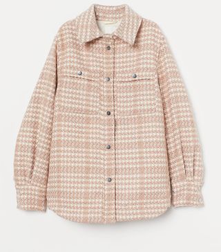 H&M + Jacquard-Weave Shirt Jacket