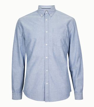 M&S Collection + Pure Cotton Oxford Shirt