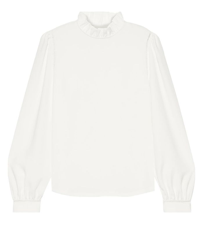 The Best Princess DianaInspired PieCrustCollar Blouses Who What Wear