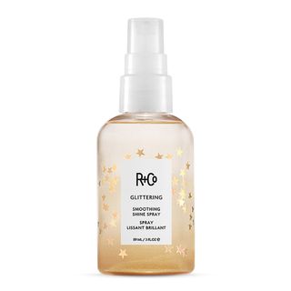 R+Co + Glittering Smoothing Shine Spray - Gold Shimmer