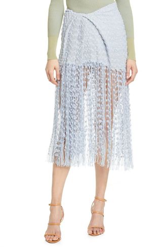 Jacquemus + Capri Fringe Skirt