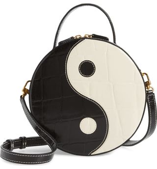 Staud + Yin Yang Leather Crossbody Bag
