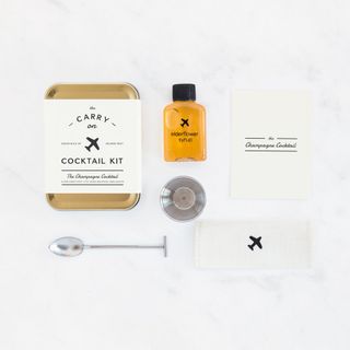 W&P Carrykit + Carry on Cocktail Kit, Champagne Cocktail Travel Kit
