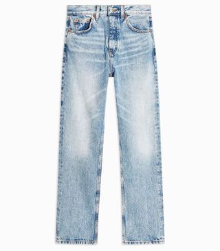 Topshop + Bleach Wash Editor Jeans