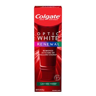 Colgate + Optic White Renewal Lasting Fresh Teeth Whitening Toothpaste