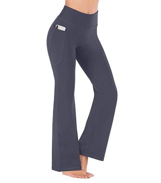 Heathyoga + Bootcut Yoga Pants With Pockets