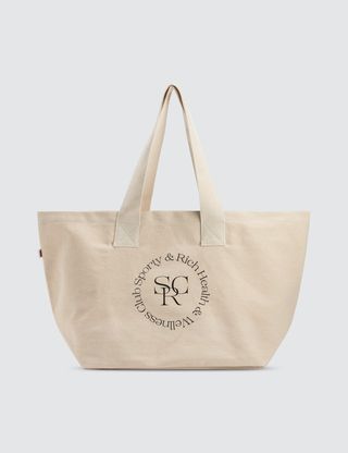 Sporty & Rich + SRWC Logo Tote Bag
