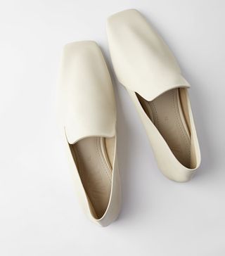 Zara + Soft Leather Loafers