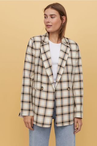 H&M + Double Breasted Blazer