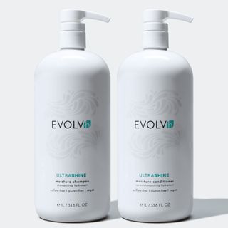 EVOLVh + UltraShine Moisture Shampoo & Conditioner Liter Duo