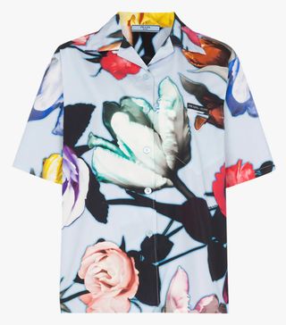 Prada + Floral Cotton Shirt